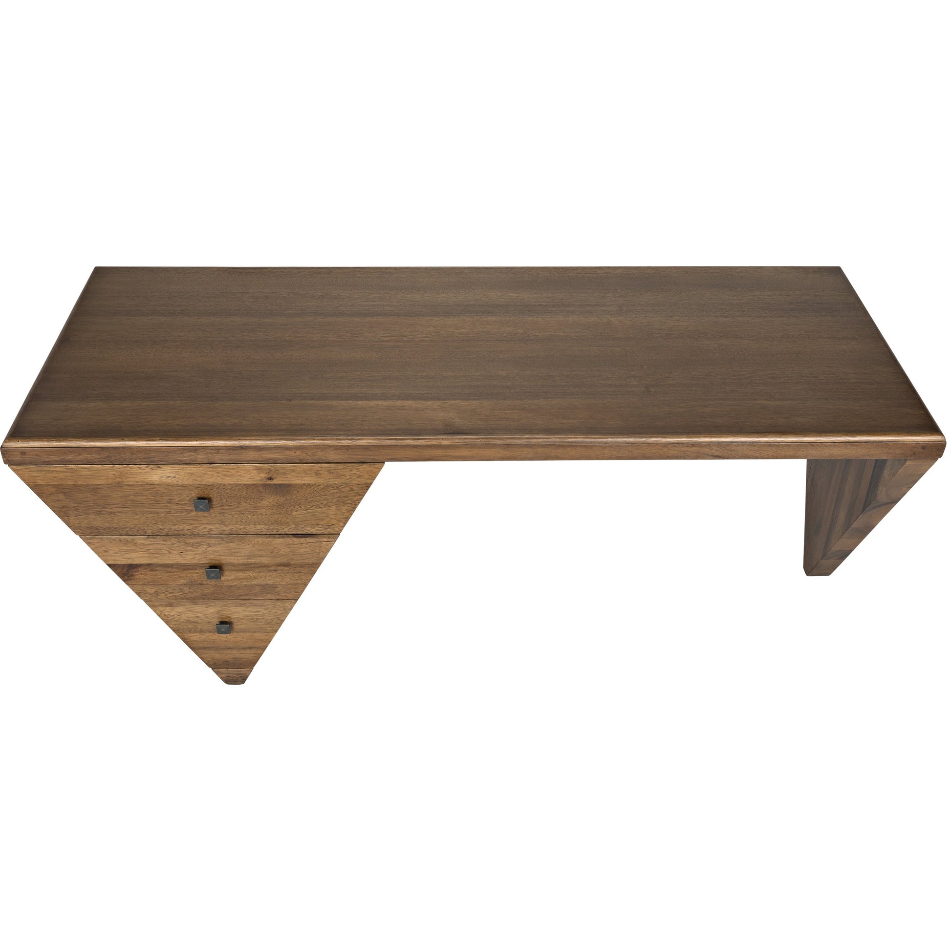 Tetramo Desk by Noir in dark walnut. Made from walnut in a modern style.