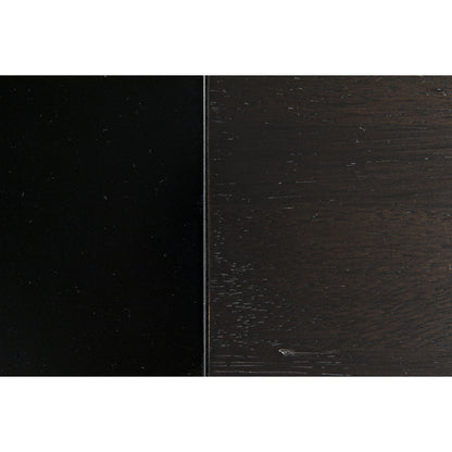Alvaro Desk by Noir in black metal, ebony walnut. Made from metal, walnut in a modern style.