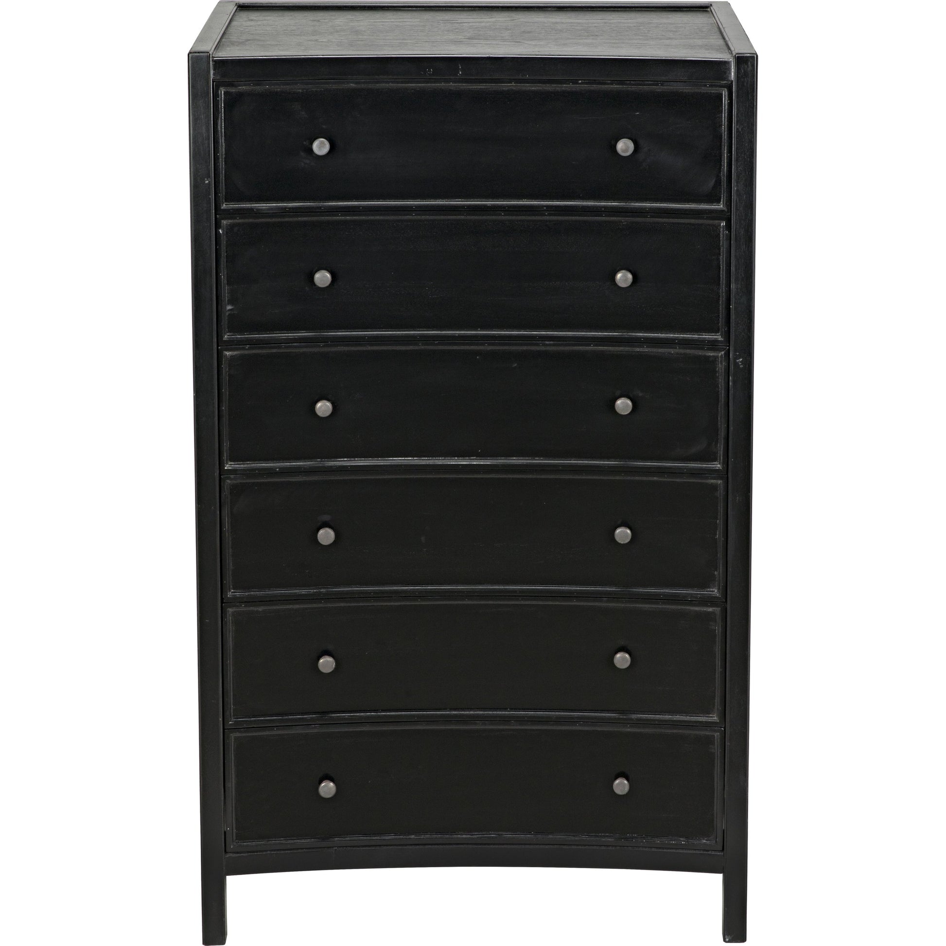 Hampton Tall Boy by Noir. Made from mahogany in a transitional style.