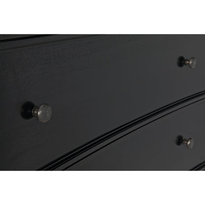 Hampton Tall Boy by Noir. Made from mahogany in a transitional style.