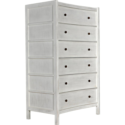 Hampton Tall Boy by Noir. Made from mahogany in a transitional style.