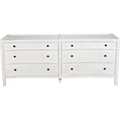 Hampton Dresser by Noir. Made from mahogany in a cottage & farmhouse style.