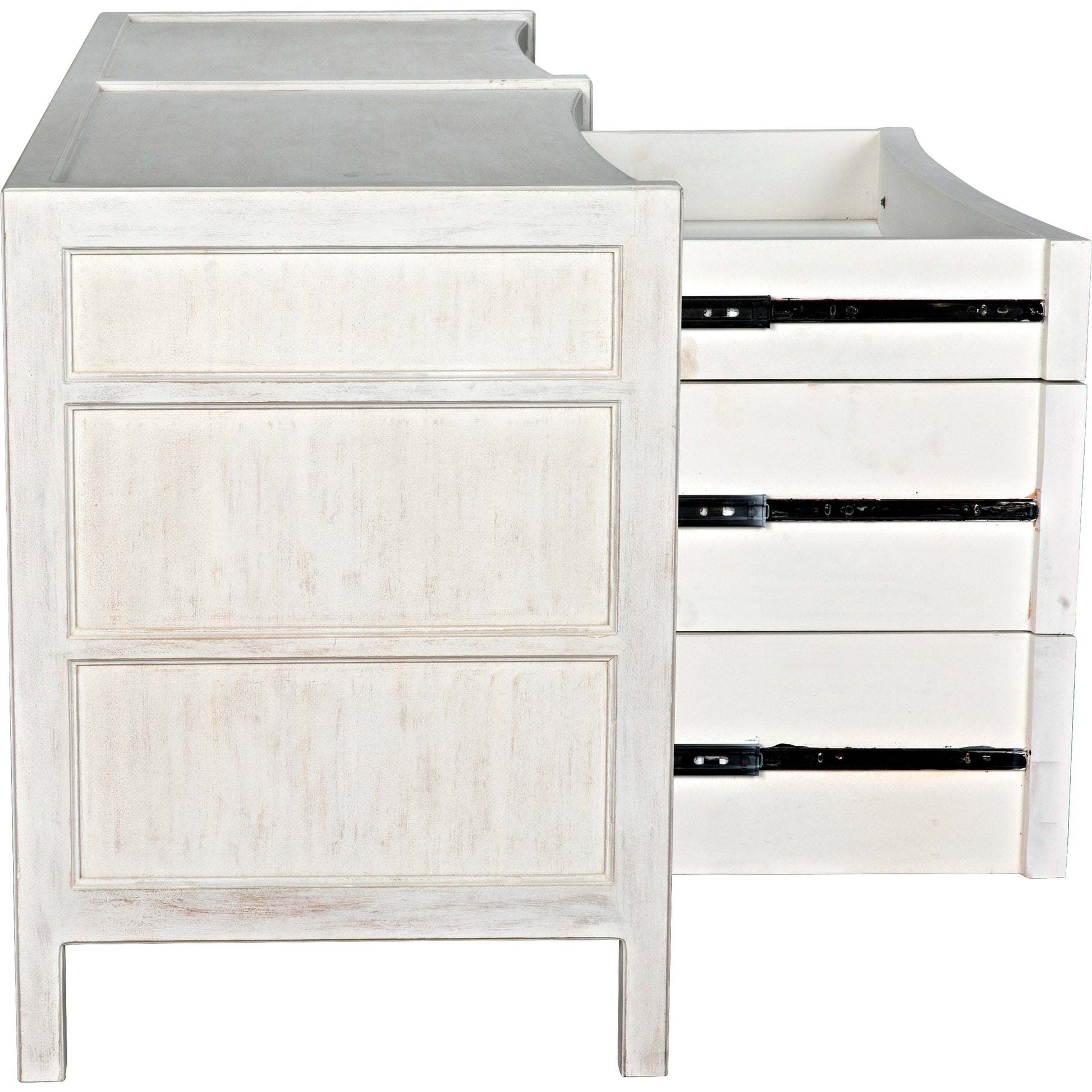 Hampton Dresser by Noir. Made from mahogany in a cottage & farmhouse style.