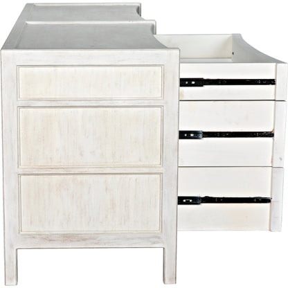 Hampton Dresser by Noir. Made from mahogany in a cottage & farmhouse style.