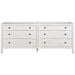 Hampton Dresser by Noir. Made from mahogany in a cottage & farmhouse style.