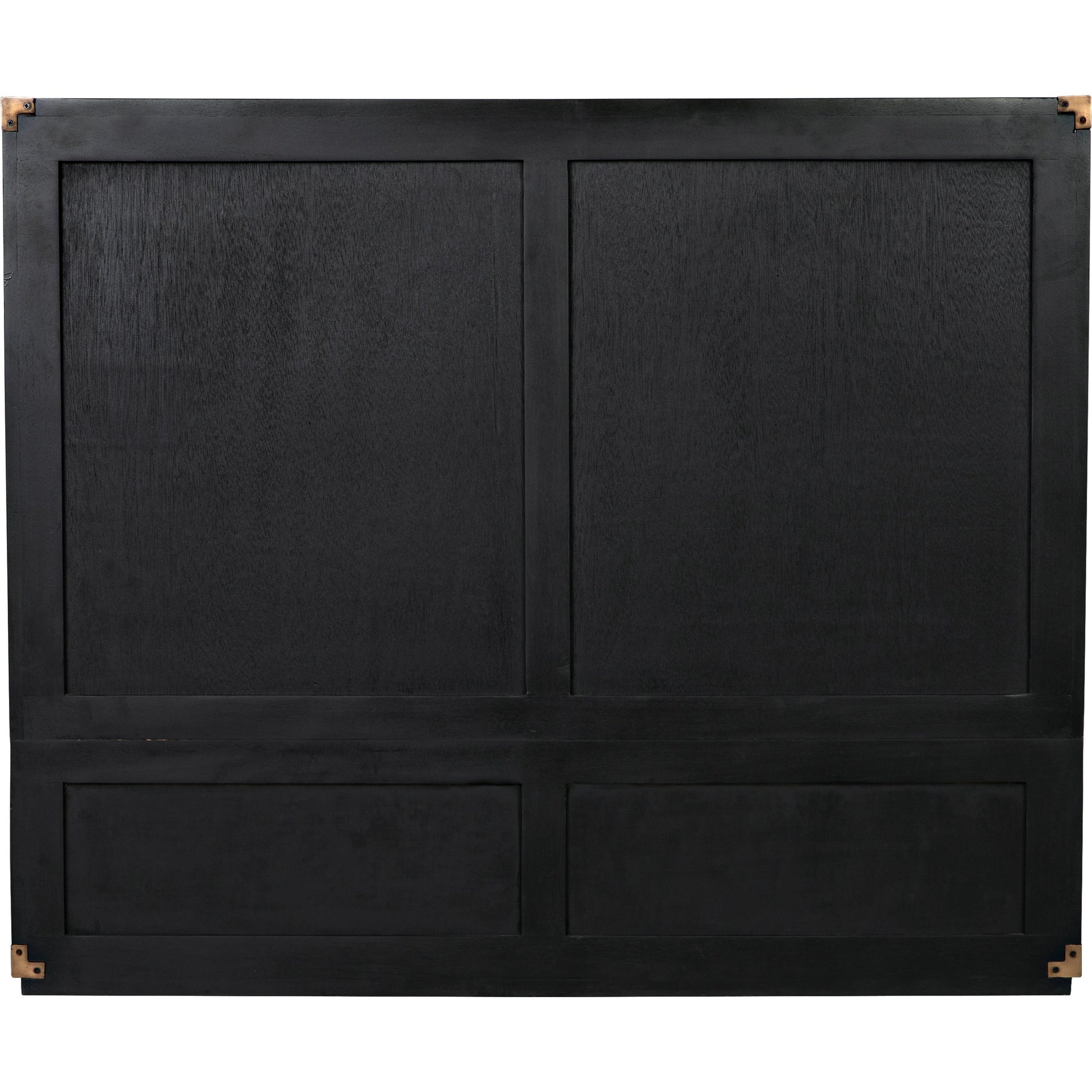 Charles Chest by Noir in pale. Made from mahogany with brass handles in a transitional style.