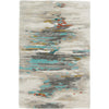 Gray, Blue / 2' x 3'