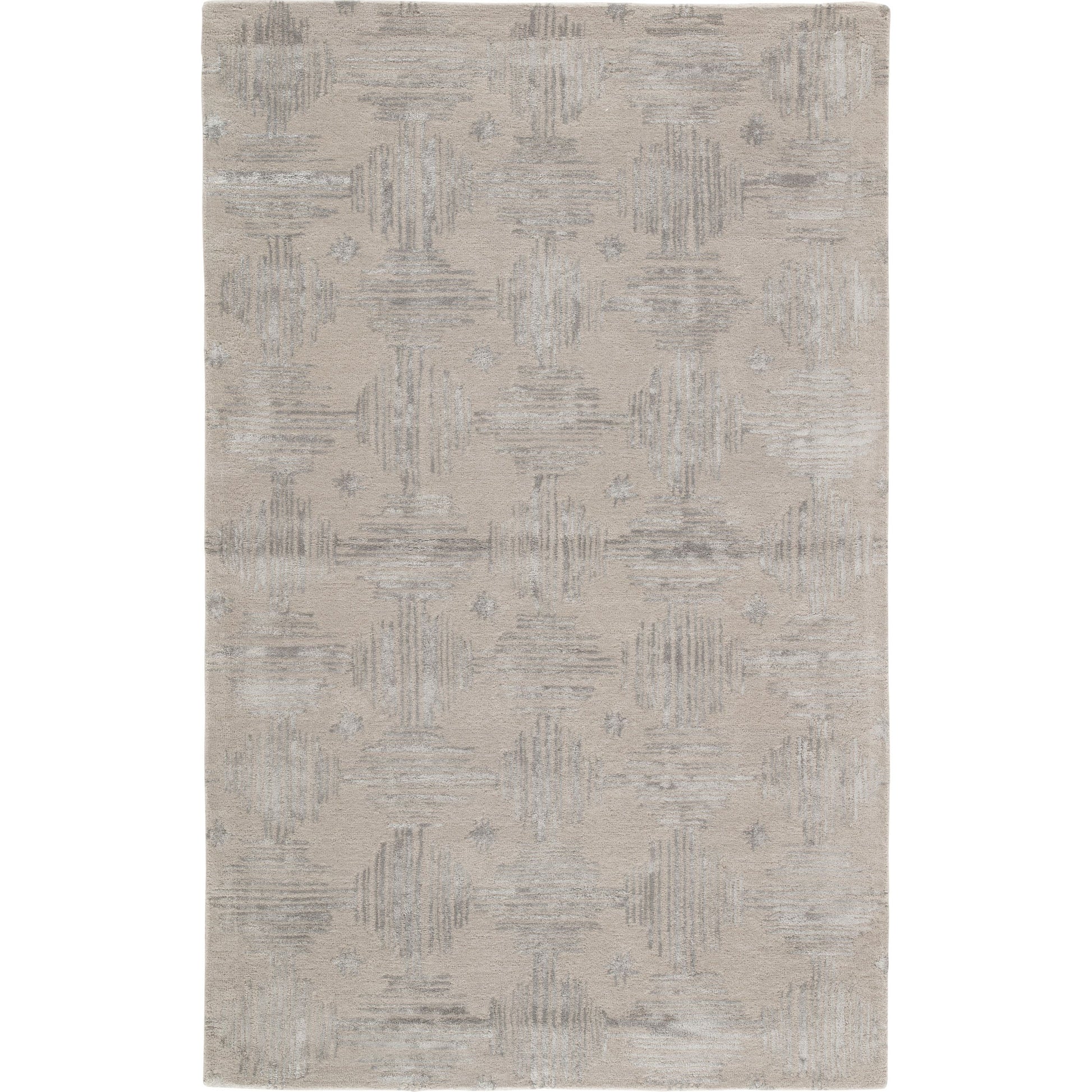 Banister Rug by Jaipur Living in gray, gold. Made from 77% wool 23% viscose in a unique style.