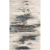 Teal, Gray / 2' x 3'