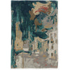 Teal, Gray / 2' x 3'