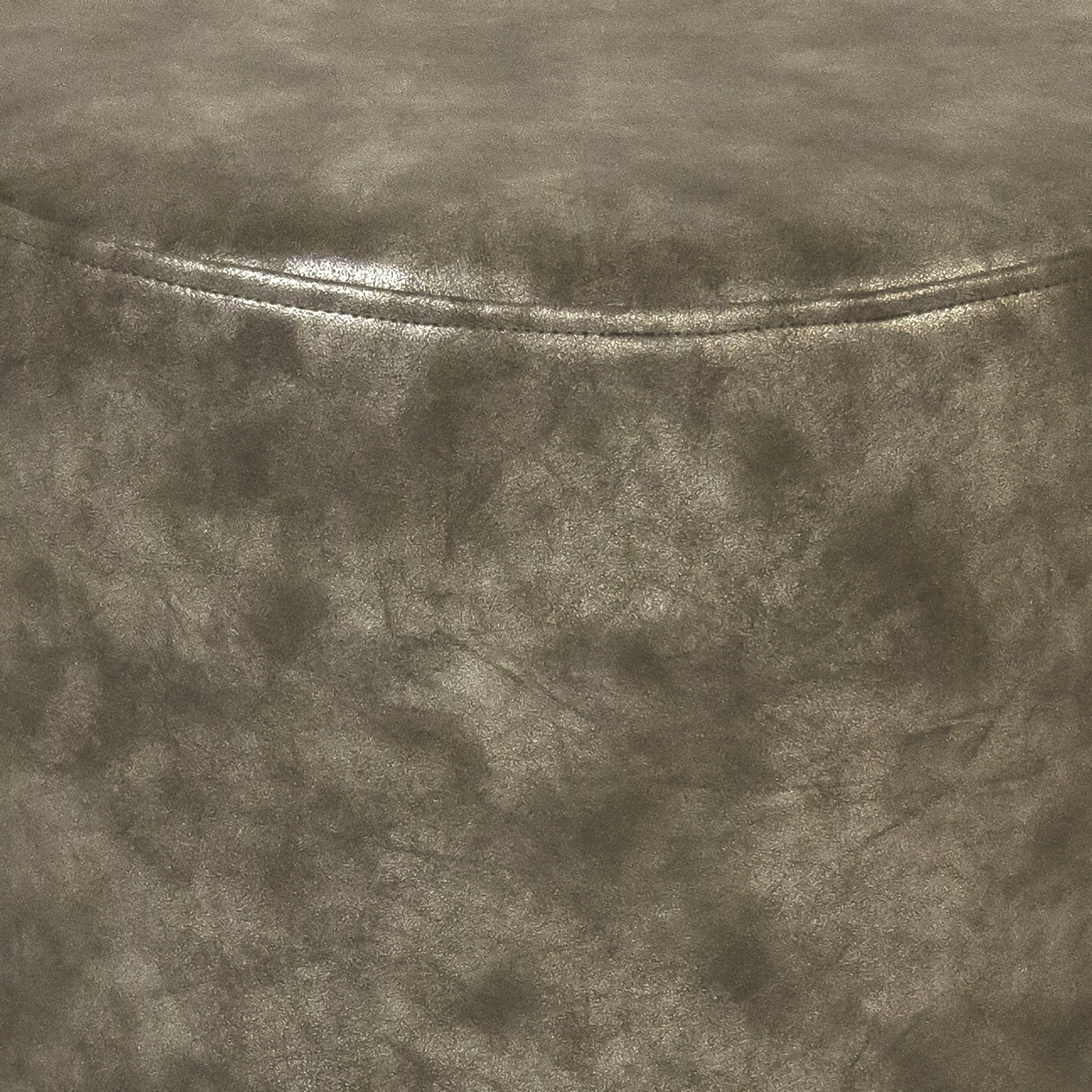 Distressed Grey Stool by Zentique in distressed grey and distressed grey pu. Made from distressed grey pu in a modern style.