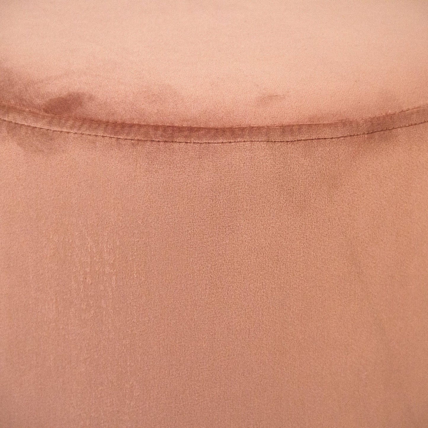 003 SR-900336 | Closeup | Mauve Rose Velvet Accent Stool by Zentique in rose velvet and mauve rose velvet. Made from mauve rose velvet in a transitional style.