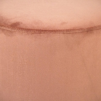 Mauve Rose Velvet Accent Stool by Zentique in rose velvet and mauve rose velvet. Made from mauve rose velvet in a transitional style.