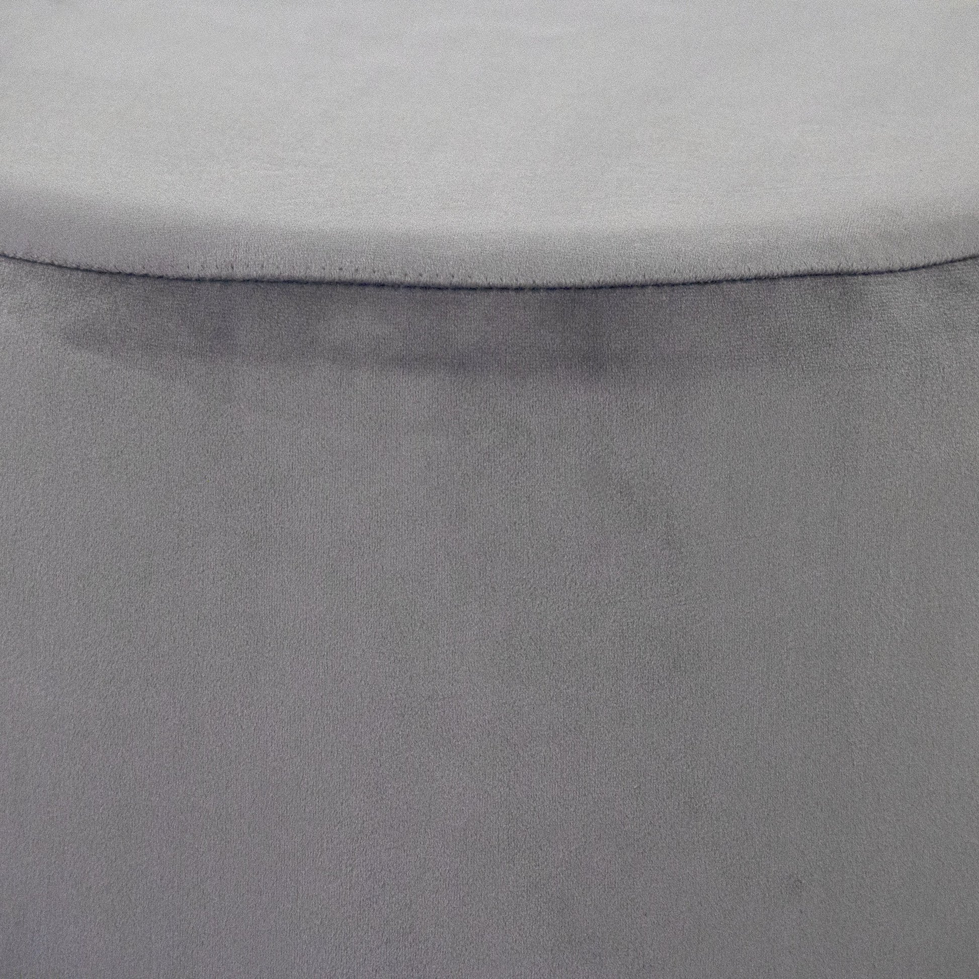 Pale Blue Velvet Stool by Zentique in pale blue velvet and pale blue velvet. Made from pale blue velvet in a modern style.