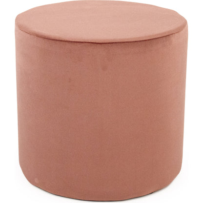 Mauve Rose Velvet Stool by Zentique in mauve rose velvet and mauve rose velvet. Made from mauve rose velvet in a transitional style.