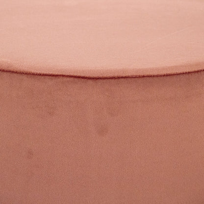 Mauve Rose Velvet Stool by Zentique in mauve rose velvet and mauve rose velvet. Made from mauve rose velvet in a transitional style.