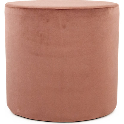 Mauve Rose Velvet Stool by Zentique in mauve rose velvet and mauve rose velvet. Made from mauve rose velvet in a transitional style.