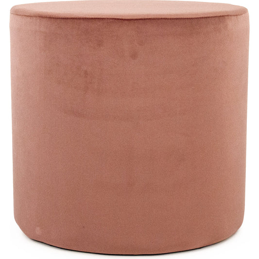 Mauve Rose Velvet Stool by Zentique in mauve rose velvet and mauve rose velvet. Made from mauve rose velvet in a transitional style.