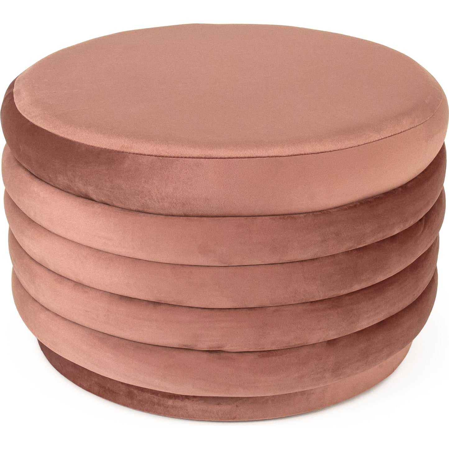 002 SR-900335 | Additional Silo | Mauve Rose Velvet Ottoman by Zentique in mauve rose velvet and mauve rose velvet. Made from mauve rose velvet in a transitional style.