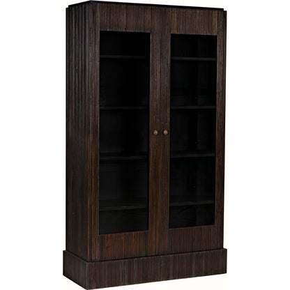 Noho Hutch by Noir in hand rubbed black. Made from mahogany in a traditional style.