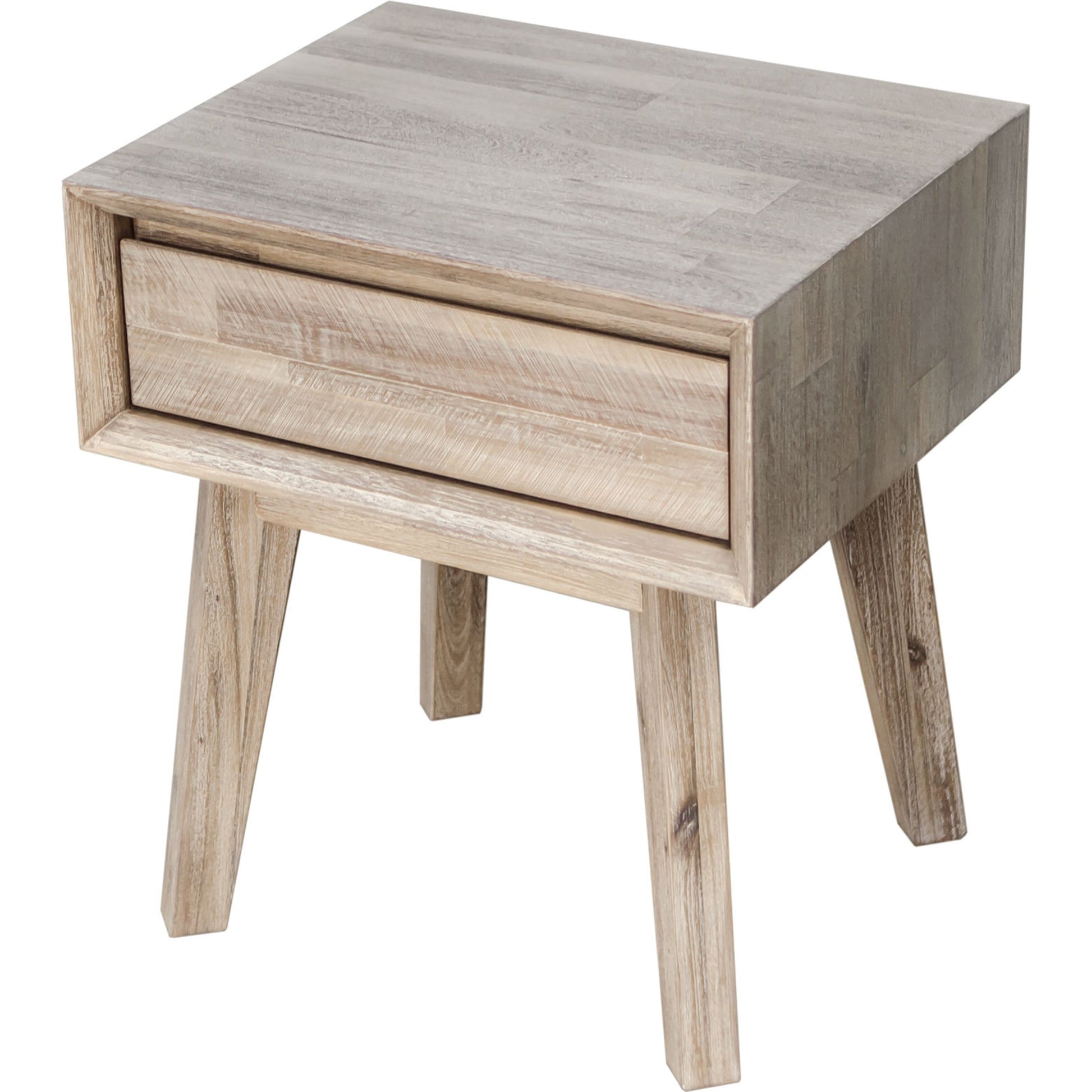 Gia 1 Drawer Nightstand by LH Imports. Made from acacia in a modern style.