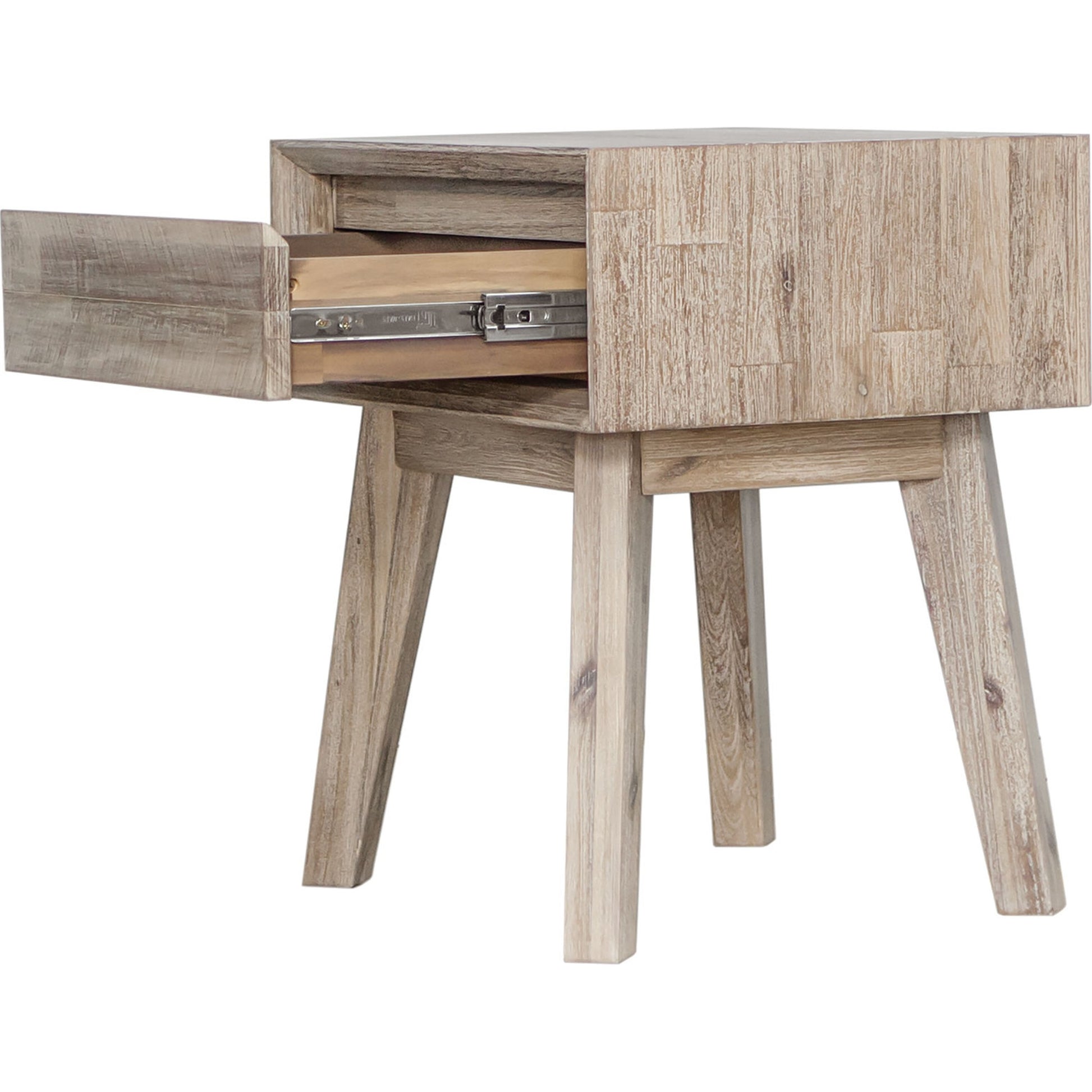 Gia 1 Drawer Nightstand by LH Imports. Made from acacia in a modern style.