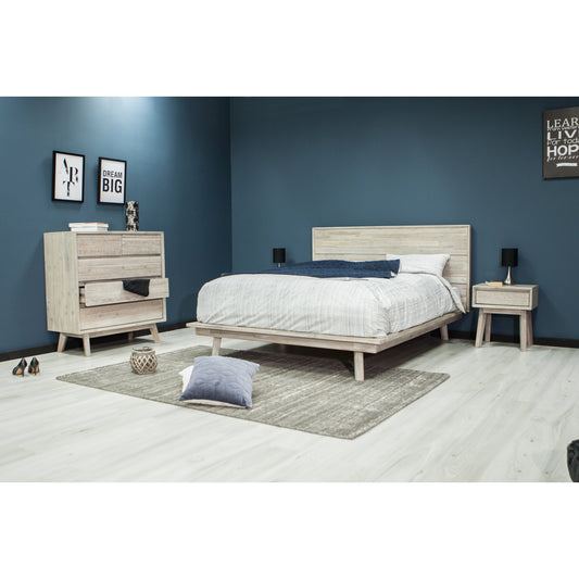 Gia Chest by LH Imports in light brown, gray. Made from acacia in a modern style.