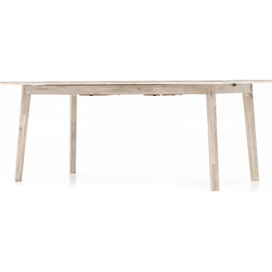 Gia Extension Dining Table by LH Imports in light brown, gray. Made from acacia in a modern style.
