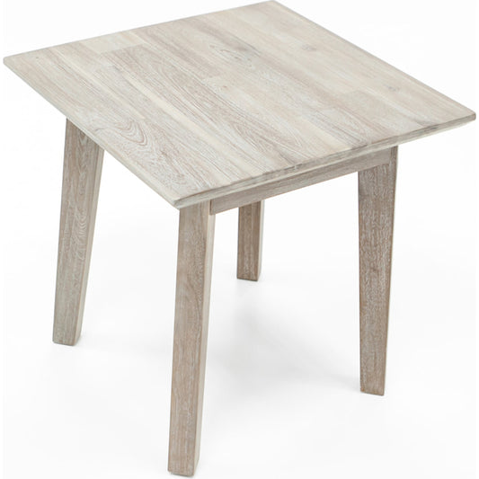 Gia Side Table by LH Imports in light brown, gray. Made from acacia in a modern style.