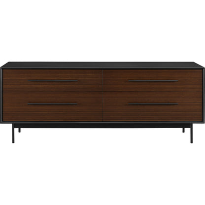Park Avenue 4 Drawer Double Dresser by Greenington in ruby. Made from solid moso bamboo in a modern style.