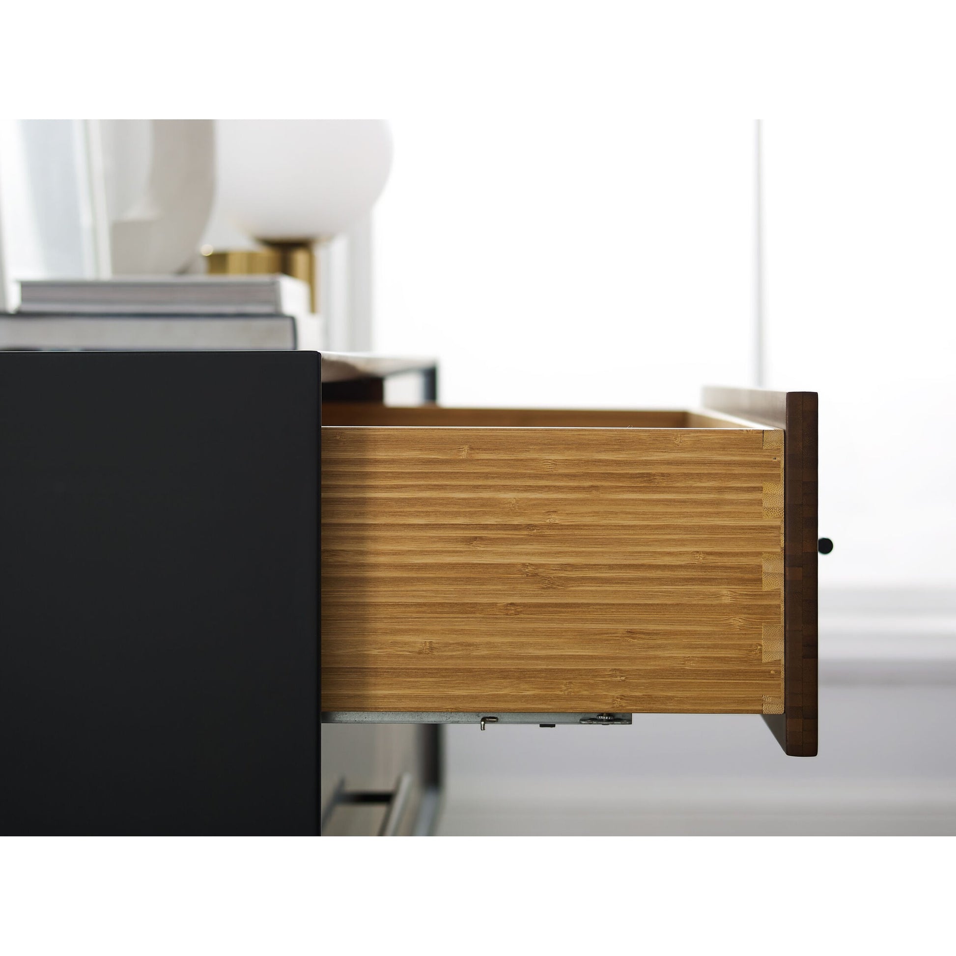 Park Avenue 4 Drawer Double Dresser by Greenington in ruby. Made from solid moso bamboo in a modern style.