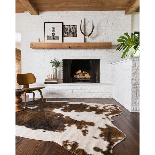 Grand Canyon GC-05 Rug by Loloi II in beige, brown. Made from 100% acrylic in a rustic style.