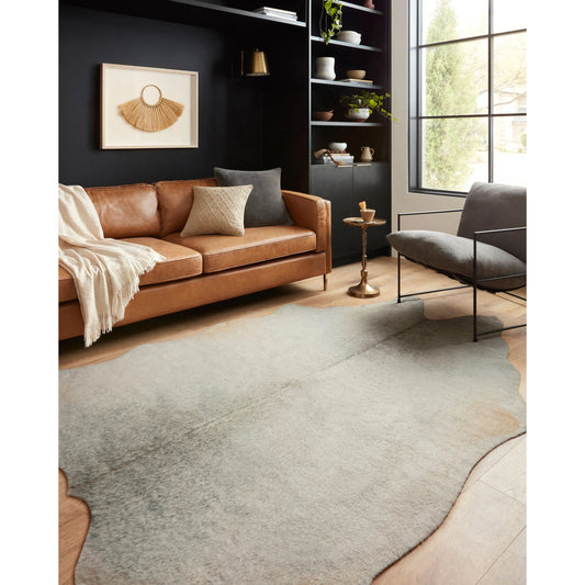 Grand Canyon GC-15 Rug by Loloi II in silver, gray. Made from 100% acrylic in a rustic style.