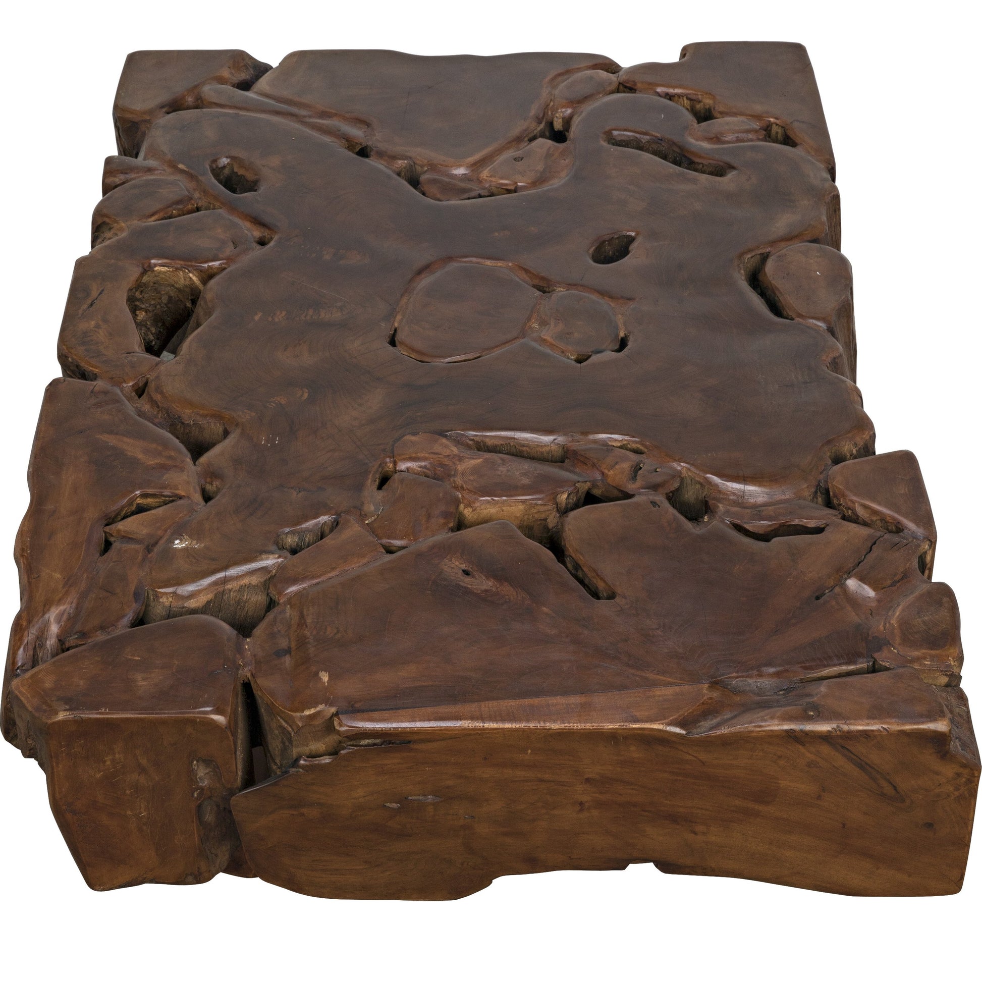 Teak Root Coffee Table by Noir in teak root. Made from teak root in a eclectic & global style.
