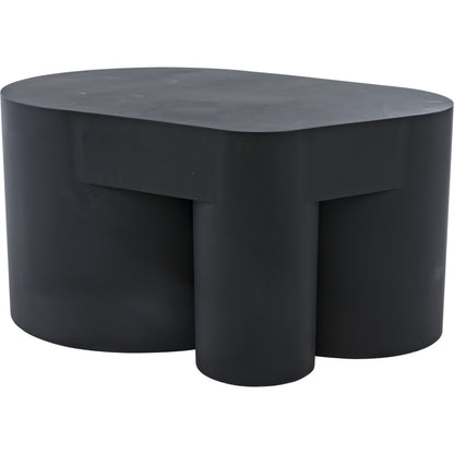 Bain Coffee Table by Noir in matte black. Made from metal in a modern style.
