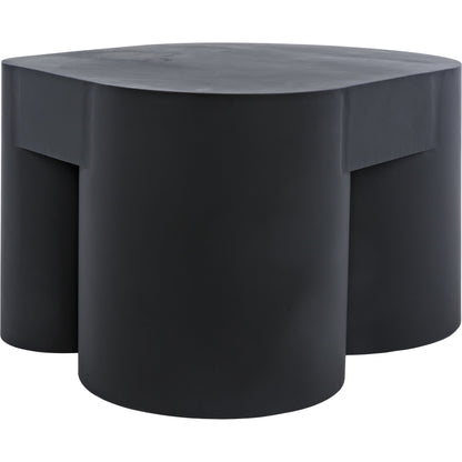 Bain Coffee Table by Noir in matte black. Made from metal in a modern style.
