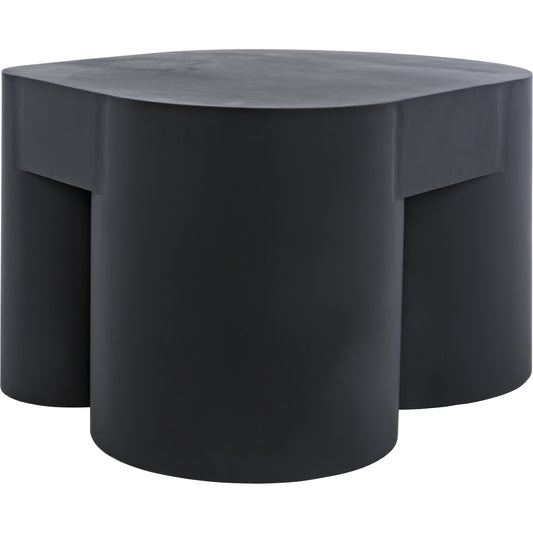 Bain Coffee Table by Noir in matte black. Made from metal in a modern style.