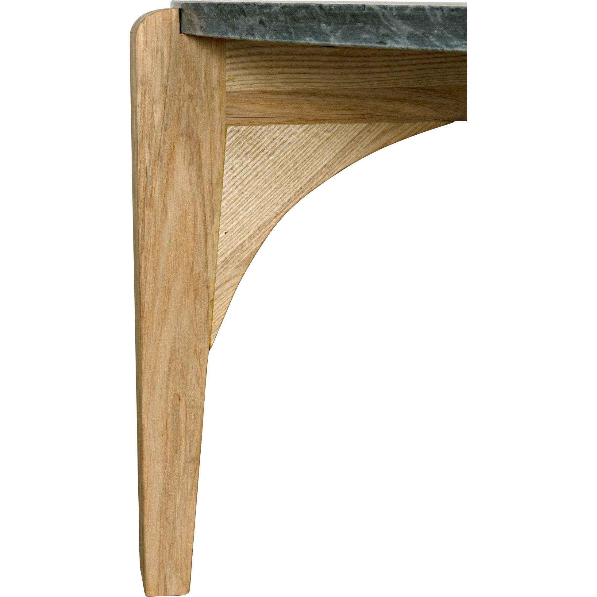Confucius Coffee Table by Noir in waxed. Made from elm, marble in a eclectic & global style.