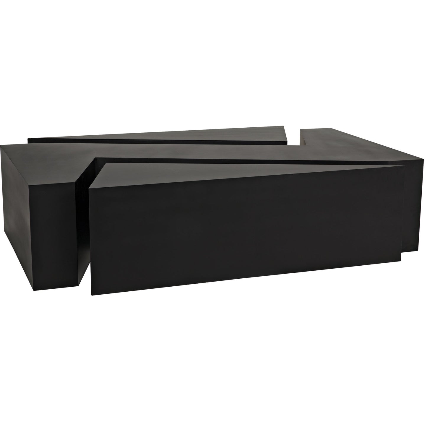001 SR-707624 | Primary Silo | Element Coffee Table by Noir in black metal. Made from metal in a modern style.