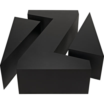 Element Coffee Table by Noir in black metal. Made from metal in a modern style.