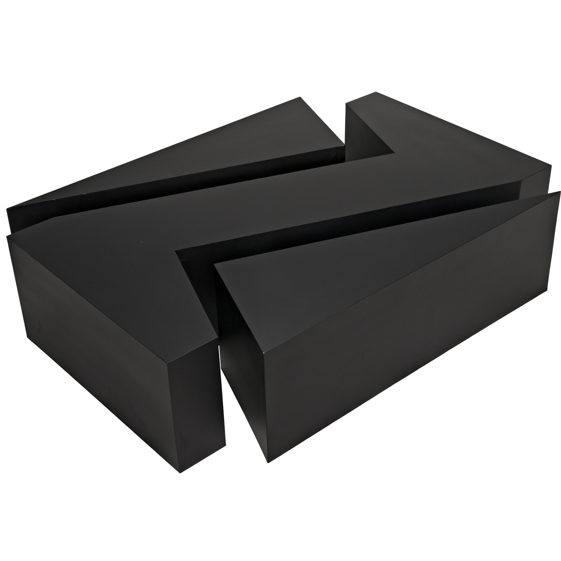 Element Coffee Table by Noir in black metal. Made from metal in a modern style.