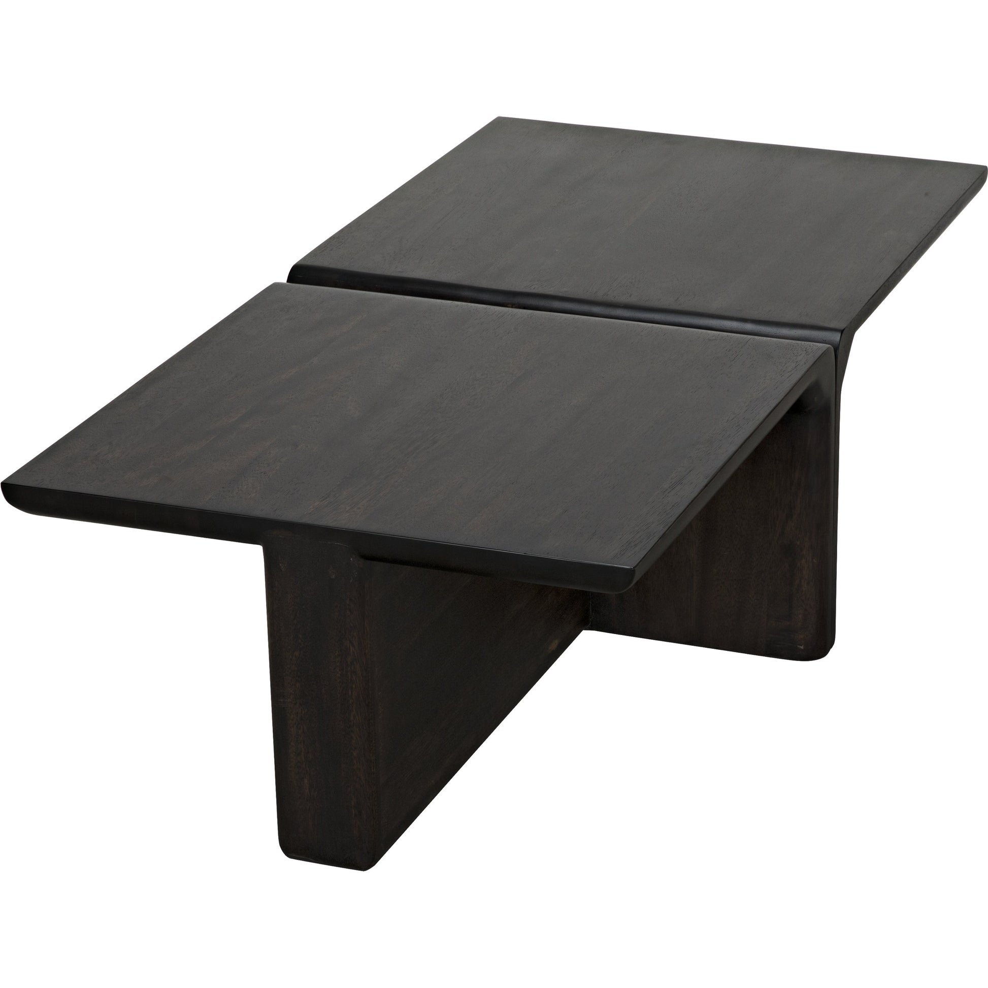 Hagen Coffee Table by Noir in ebony walnut. Made from walnut in a modern style.
