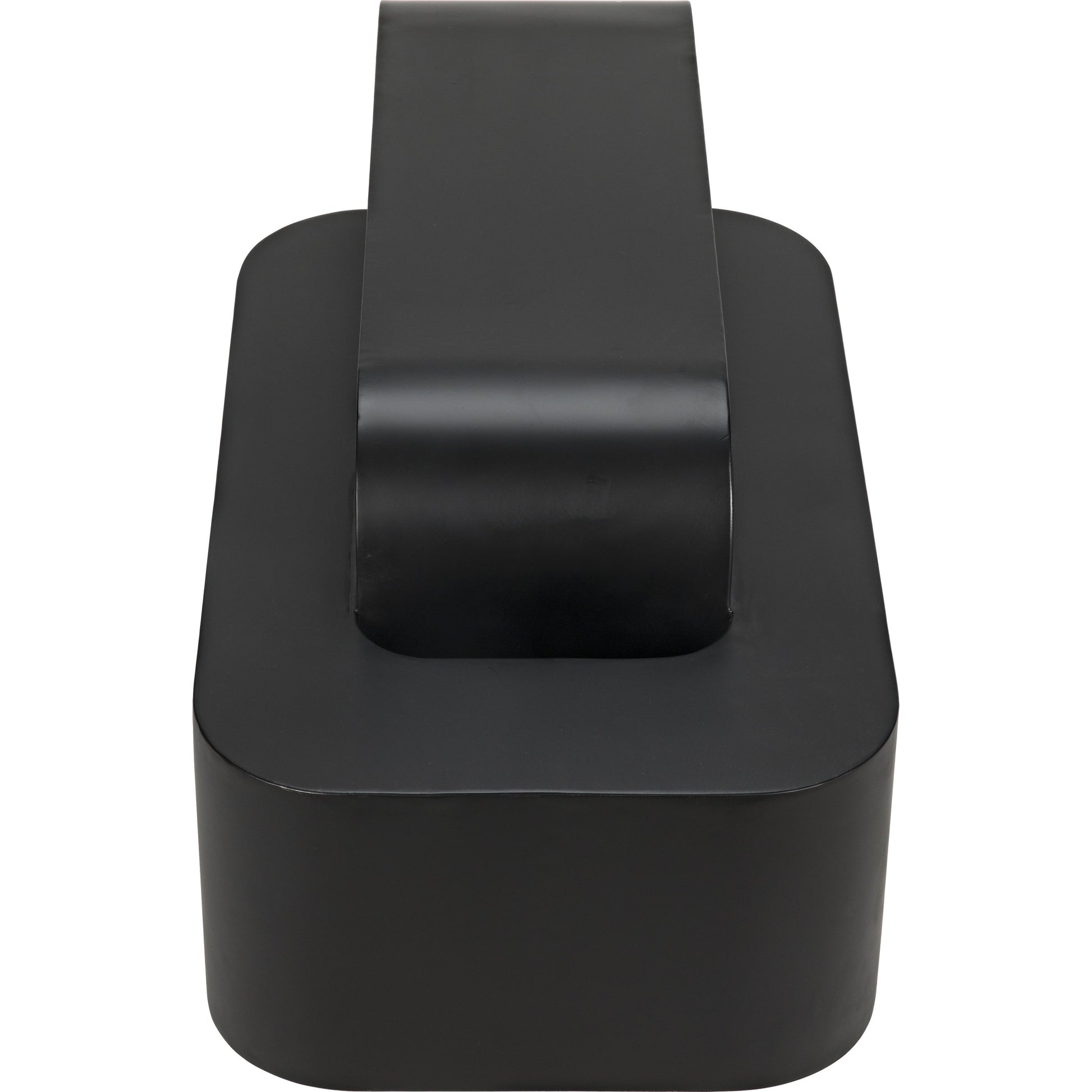 Nodum Accent Table by Noir in black metal. Made from metal in a modern style.