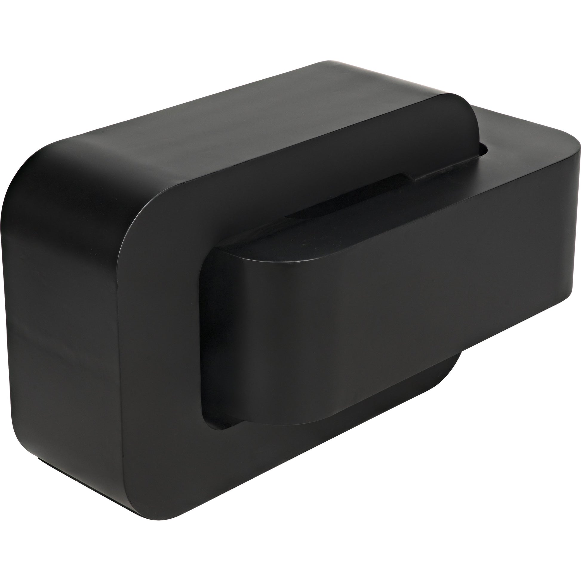 Nodum Accent Table by Noir in black metal. Made from metal in a modern style.