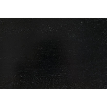 Drop Coffee Table by Noir in hand rubbed black. Made from mahogany in a modern style.