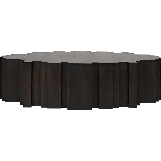 Royce Coffee Table by Noir in ebony walnut. Made from walnut in a eclectic & global style.