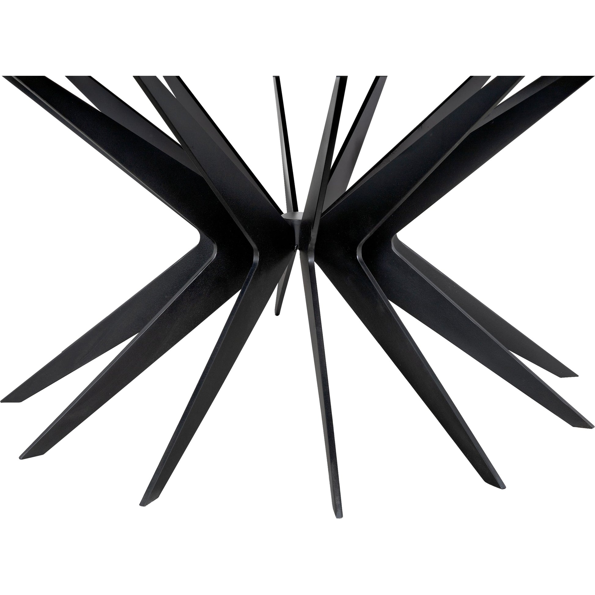 Spider Coffee Table by Noir in matte black. Made from industrial steel in a modern style.