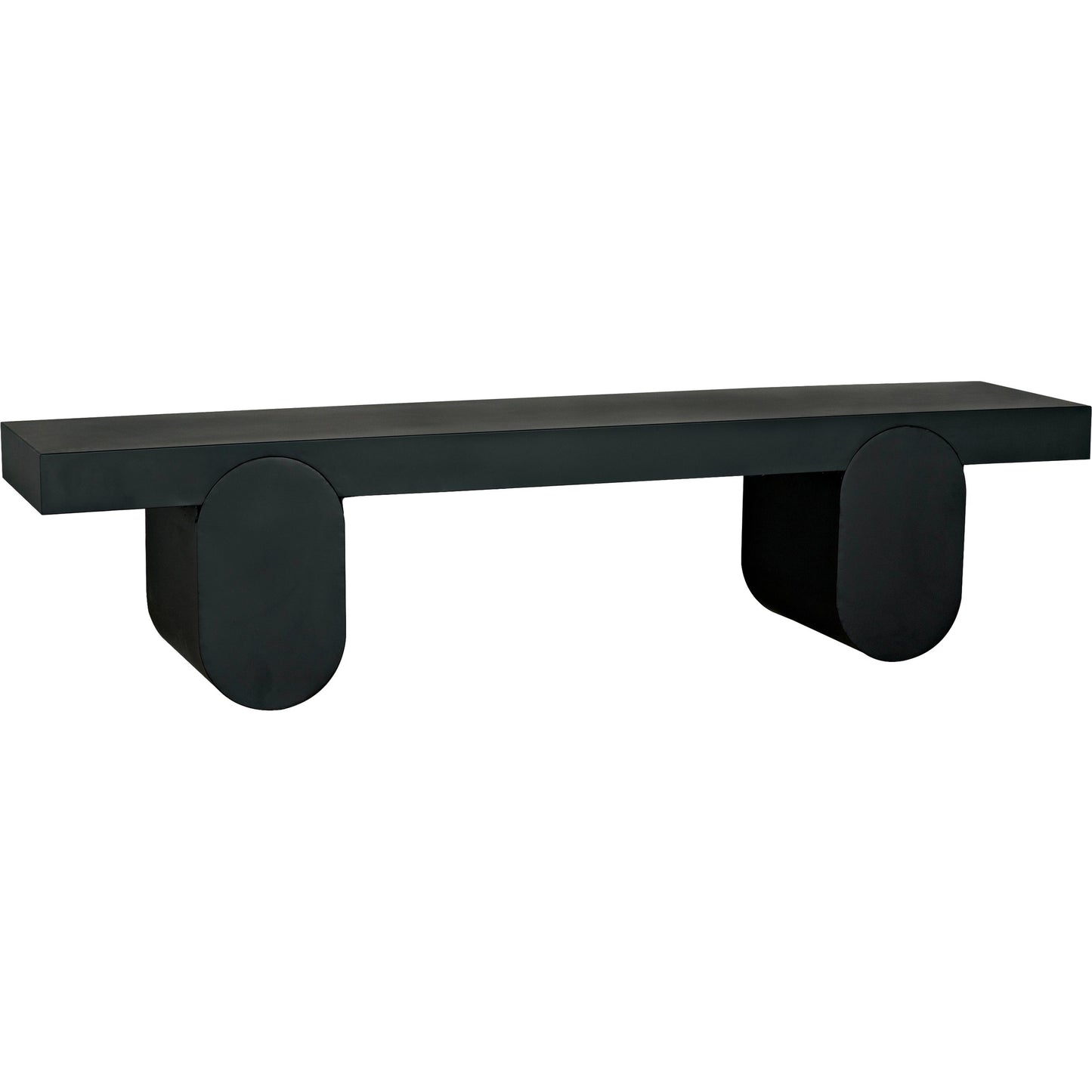 000 SI-1956875 | Primary Silo | Evora Coffee Table by Noir in matte black. Made from industrial steel in a modern style.