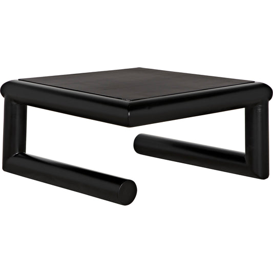 Emerson Coffee Table by Noir in matte black. Made from industrial steel in a modern style.