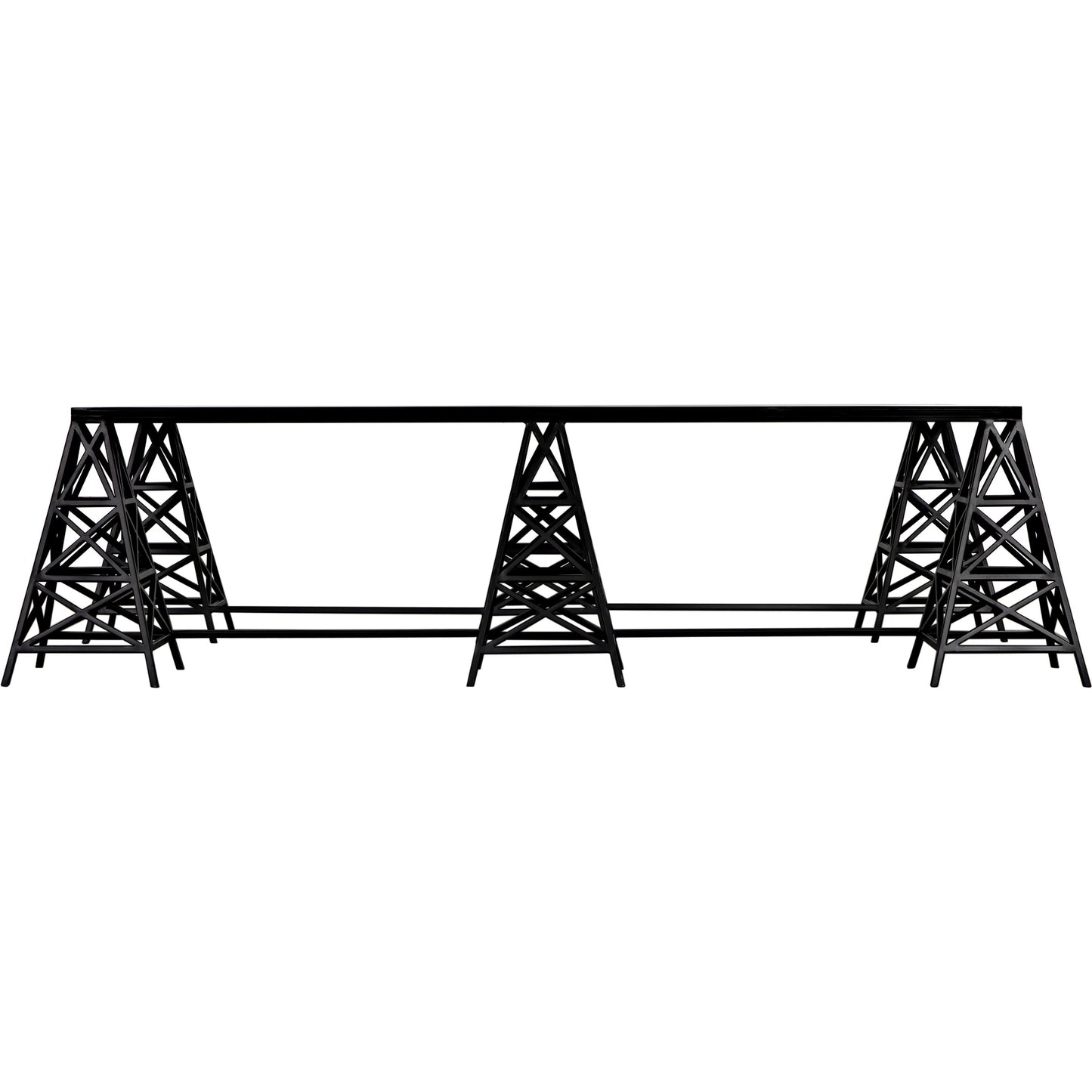 002 SI-1956819 | Additional Silo | Brixton Coffee Table by Noir in matte black. Made from industrial steel in a modern style.